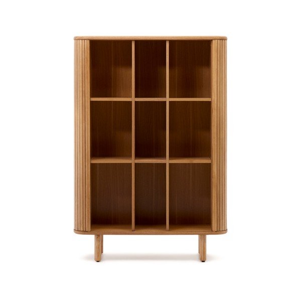 Szafka w dekorze jesionu z drzwiami przesuwnymi w naturalnym kolorze 110x160x40 cm Mailen – Kave Home-image-3