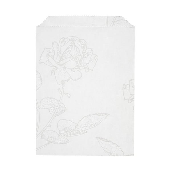 Komplet 10 papierowych kopert Glassine Floral