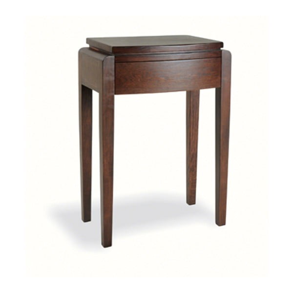 Stolik z drewna dębowego Bluebone Waldorf, 55x80 cm