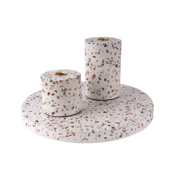 Ręcznie wykonana taca/podstawka PT LIVING Terrazzo Trois, ⌀ 30 cm-image-1