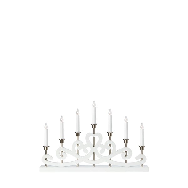 Biała dekoracja świetlna ze świątecznym motywem Nightfall – Markslöjd