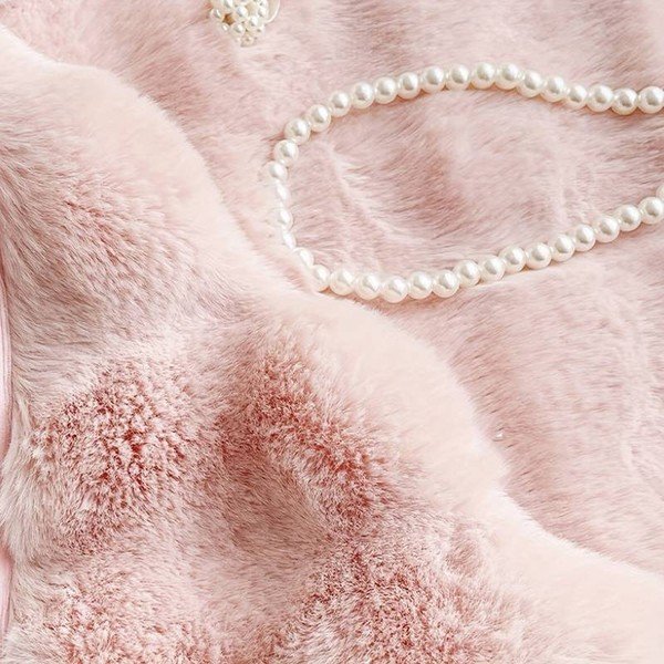 Różowy okrągły dywan odpowiedni do prania ø 150 cm Bubble Pink – Mila Home-image-3
