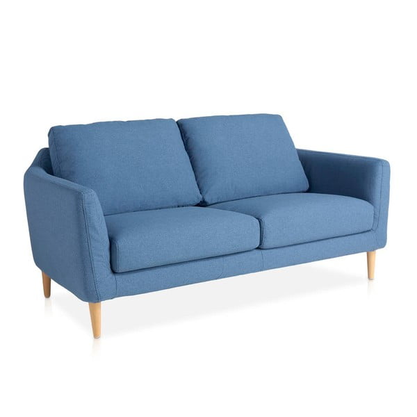 Niebieska sofa trzyosobowa Ángel Cerdá 