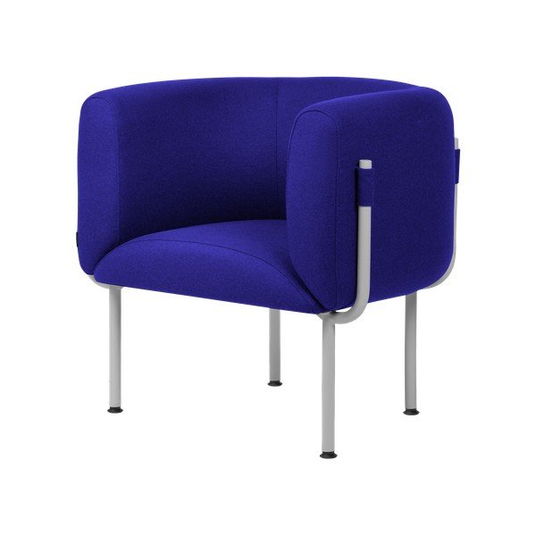 Niebieski fotel Ubi – noo.ma