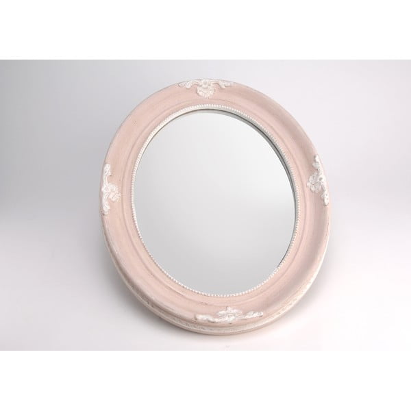 Lustro Oval Pink, 50x40 cm