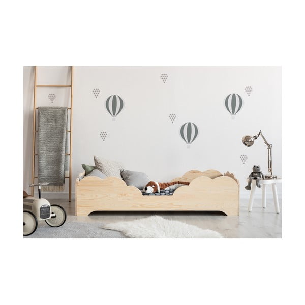 Łóżko dziecięce z drewna sosnowego Adeko BOX 10, 90x190 cm