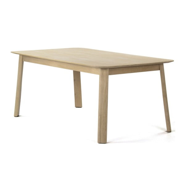 Stół do jadalni z dębowego drewna PLM Barcelona, 200x100 cm