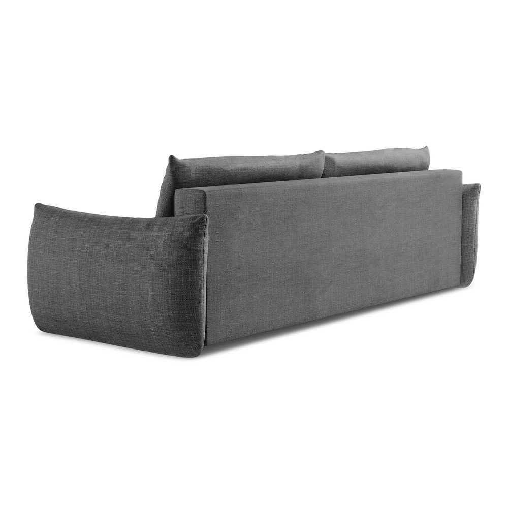 Ciemnoszara rozkładana sofa 230 cm Leila – Makamii (zdjęcie 6)