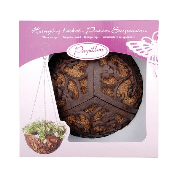 Żeliwny koszyk wiszący na doniczkę Ego Dekor Butterfly-image-3