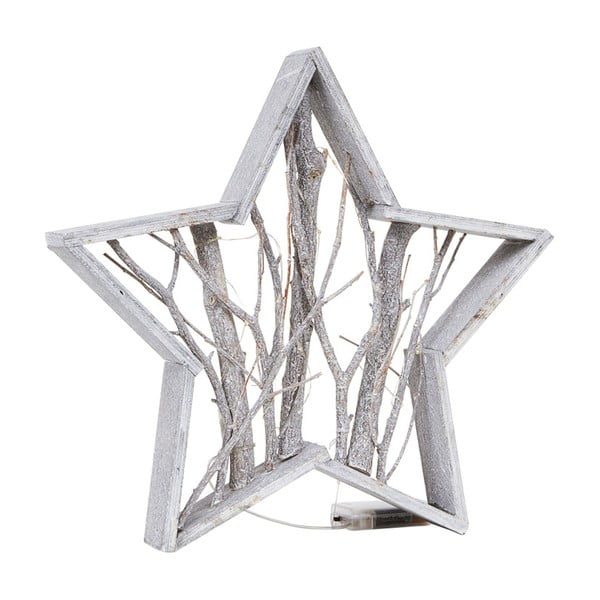 Dekoracja świetlna Archipelago White Wash Stick Star, 39 cm