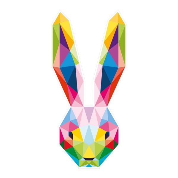 Naklejka ścienna z geometrycznym wzorem Hare
