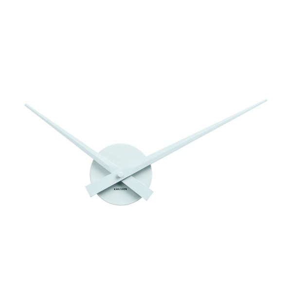 Biały zegar ścienny Karlsson Mini, ø 44 cm