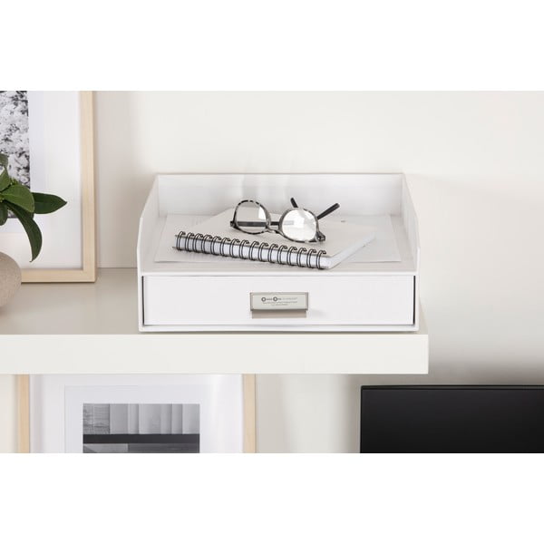 Kartonowy organizer na dokumenty z szufladką Walter – Bigso Box of Sweden-image-1