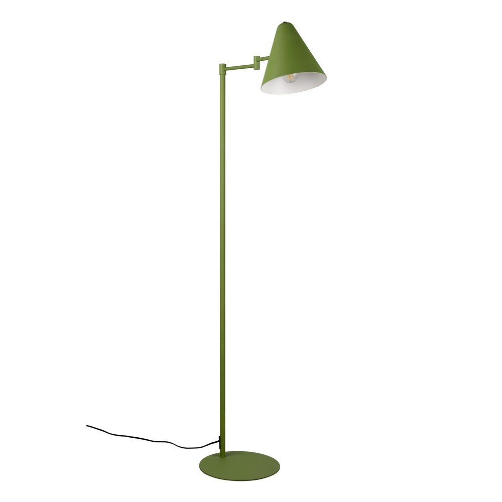 Zielona lampa stojąca z elastyczną konstrukcją (wysokość 126,5 cm) Cosima – Trio