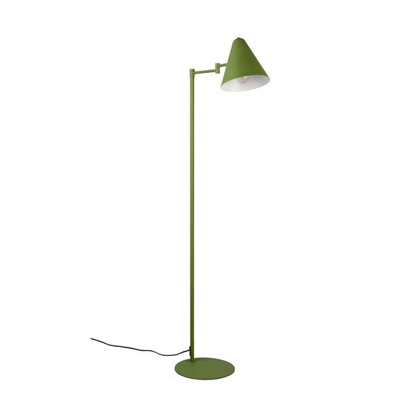 Zielona lampa stojąca z elastyczną konstrukcją (wysokość 126,5 cm) Cosima – Trio