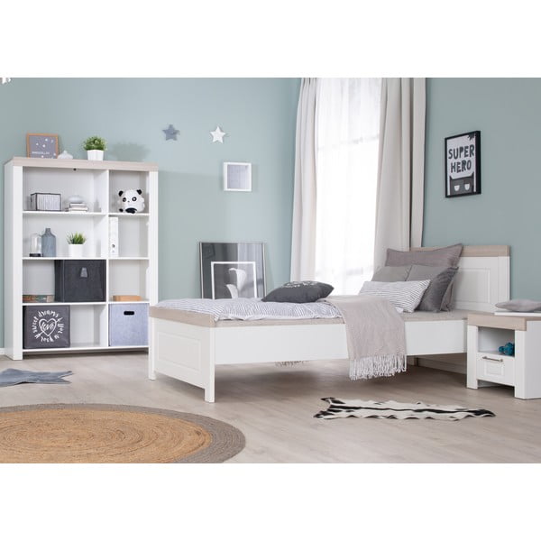 Białe łóżko dziecięce 90x200 cm Felicia – Roba-image-1