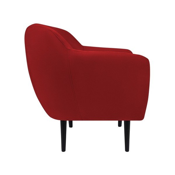Czerwony aksamitny fotel Mazzini Sofas Toscane-image-3