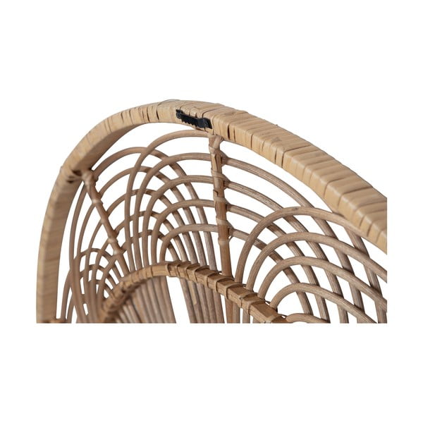 Lustro z bambusową ramą ścienne ø 76 cm Obi – WOOOD-image-4