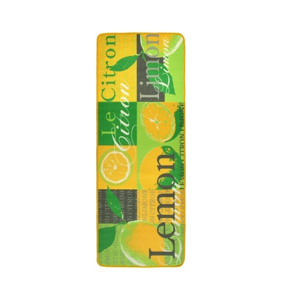 Żółto-zielony chodnik kuchenny Hanse Home Lemon, 67x180 cm