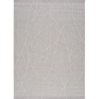 Szary dywan zewnętrzny Universal Hibis Line, 160x230 cm