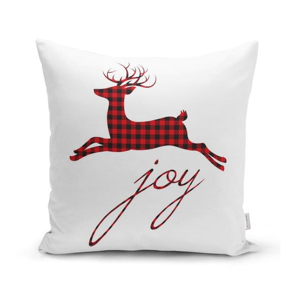 Zestaw 4 świątecznych poszewek na poduszki i bieżnika Minimalist Cushion Covers Christmas Tartan-image-2
