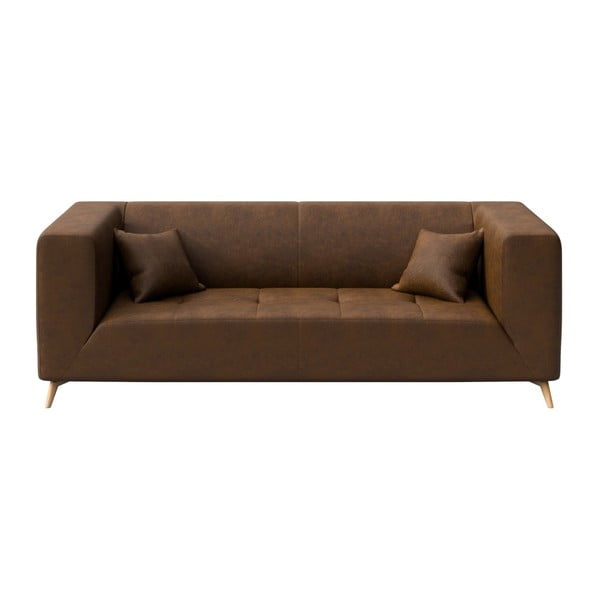 Brązowa 3-osobowa sofa MESONICA Toro