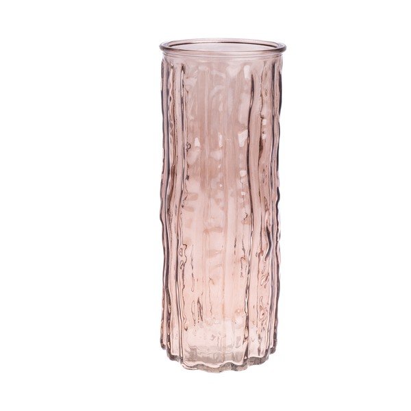Brązowy szklany wazon (wysokość 25 cm) – Dakls