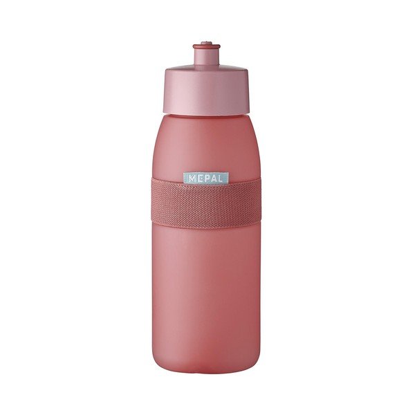 Jasnoczerwona plastikowa butelka 500 ml Ellipse – Mepal