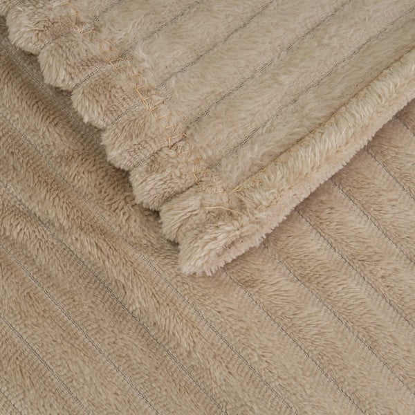 Brązowy koc z mikropluszu 130x160 cm Fur Velvet – Casa Selección-image-1
