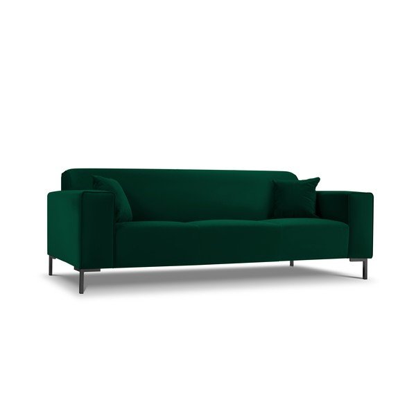 Zielona aksamitna sofa Cosmopolitan Design Siena-image-3