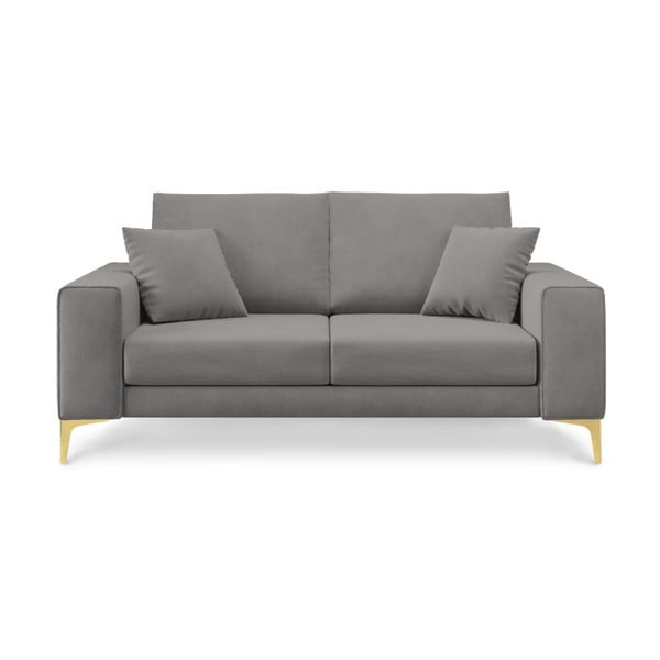 Szara sofa 2-osobowa Cosmopolitan Design Basel