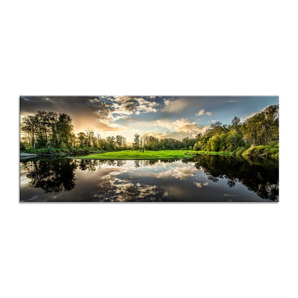 Obraz Styler Glasspik Nature, 50x125 cm
