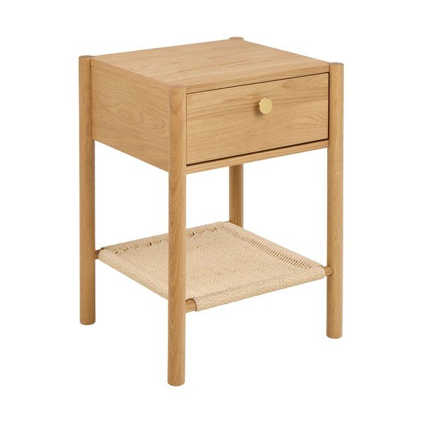 Szafka nocna w dekorze dębu w jasnym naturalnym kolorze Monfort – Actona-image-2