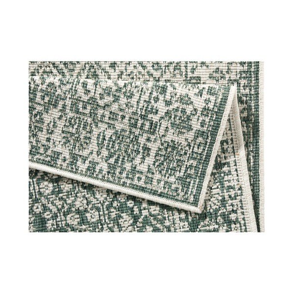 Szaro-zielony chodnik dwustronny odpowiedni na zewnątrz Bougari Bougari Curacao, 80x350 cm-image-4