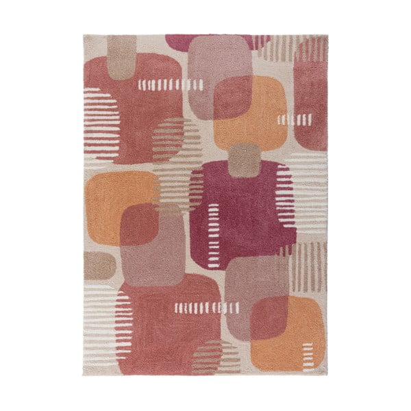 Szaro-różowy dywan Flair Rugs Pop, 160x230 cm