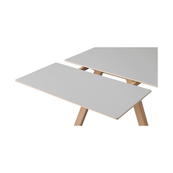 Szary blat do przedłużenia stołu Unique Furniture Bilbao, 45x90 cm-image-1