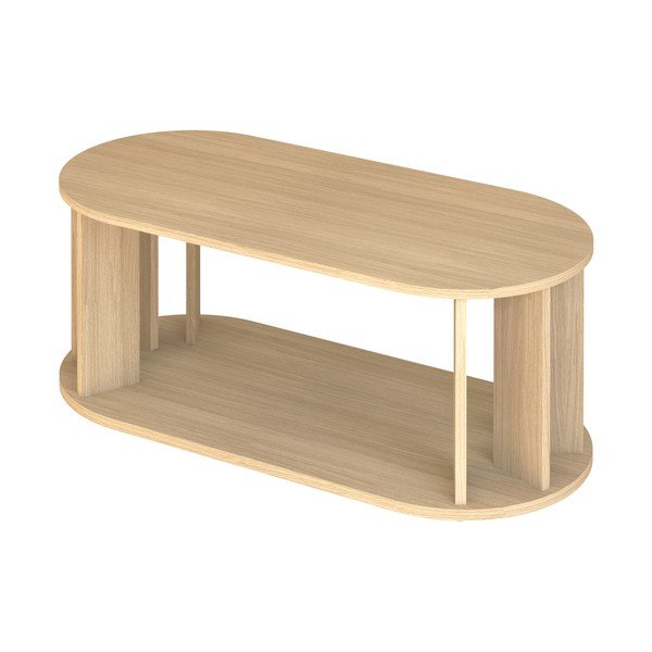 Stolik w dekorze dębu 50x110 cm Nora – TemaHome-image-2