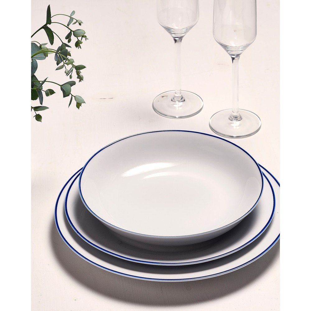 Biały porcelanowy talerz deserowy ø 20 cm Basic White – BonBistro (zdjęcie 4)