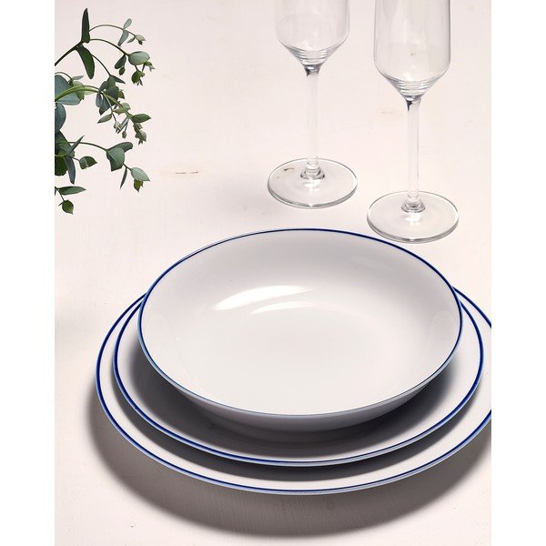 Biały porcelanowy talerz deserowy ø 20 cm Basic White – BonBistro-image-3