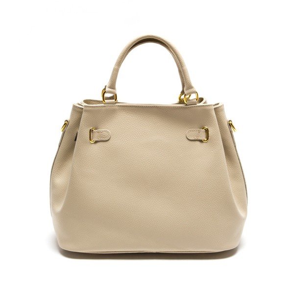 Skórzana torebka Isabella Rhea 183 Beige-image-2