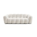 Biała sofa z materiału bouclé 232 cm Hippolyte – Bobochic Paris