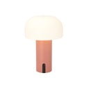 Biało-różowa lampa stołowa LED (wysokość 22,5 cm) Styles – Villa Collection
