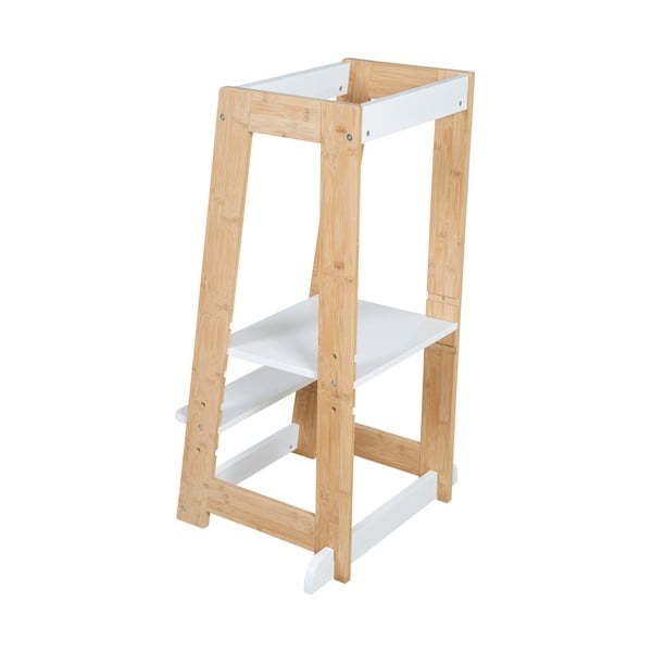 Biały bambusowy pomocnik kuchenny dla dzieci – Roba-image-3