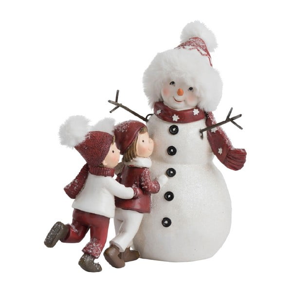 Dekoracyjna figurka bałwana i dzieci J-Line Snowmen