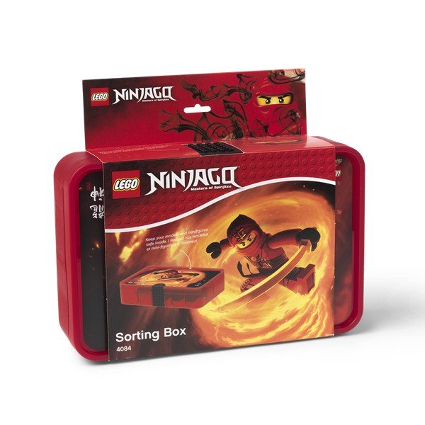Czerwony pojemnik z przegródkami LEGO® Ninjago-image-1