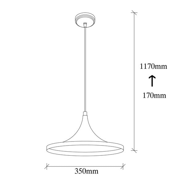 Czarna metalowa lampa wisząca Opviq lights Leon-image-2