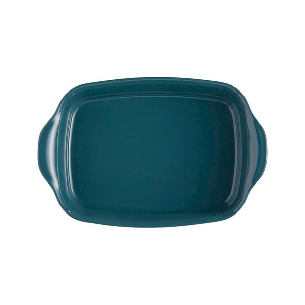 Niebieska prostokątna misa do zapiekania Emile Henry, 29x19 cm-image-2