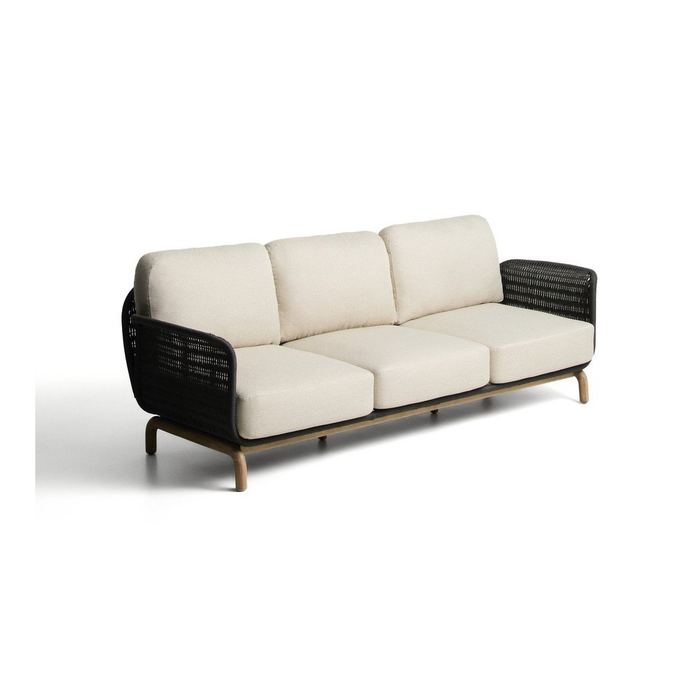 Szara/beżowa tapicerowana sofa ogrodowa Alipa – Kave Home