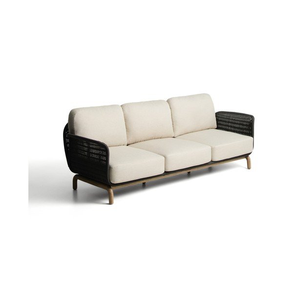 Szara/beżowa tapicerowana sofa ogrodowa Alipa – Kave Home