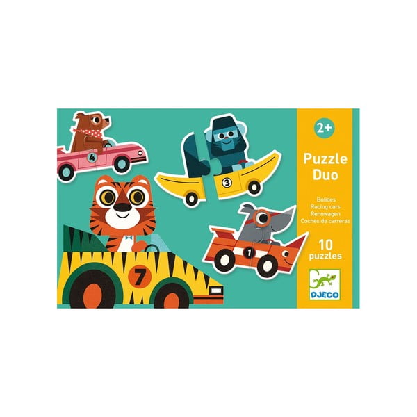Dziecięce puzzle Djeco Duo Wyścigi-image-2